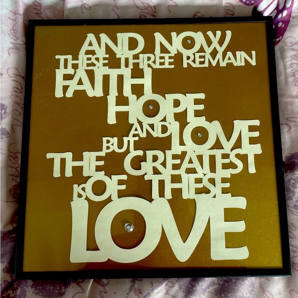 Lasercut scripture - craft or home decor DIY